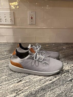 Men’s OluKai Nanea Li Pale Grey/Vapor Size 10